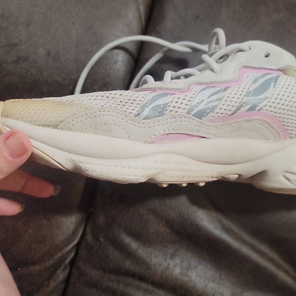 Adidas ozweego night runner athletic running shoes reflective White Sneakers - Picture 8 of 9